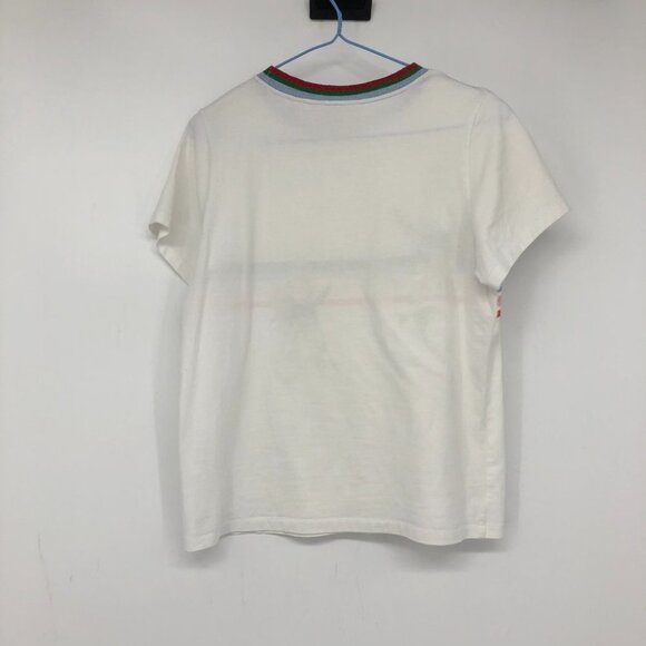 Ted Baker Kathlin Tutti Frutti Print Cotton T-shirt tropical Toucan bird print S - Picture 5 of 16